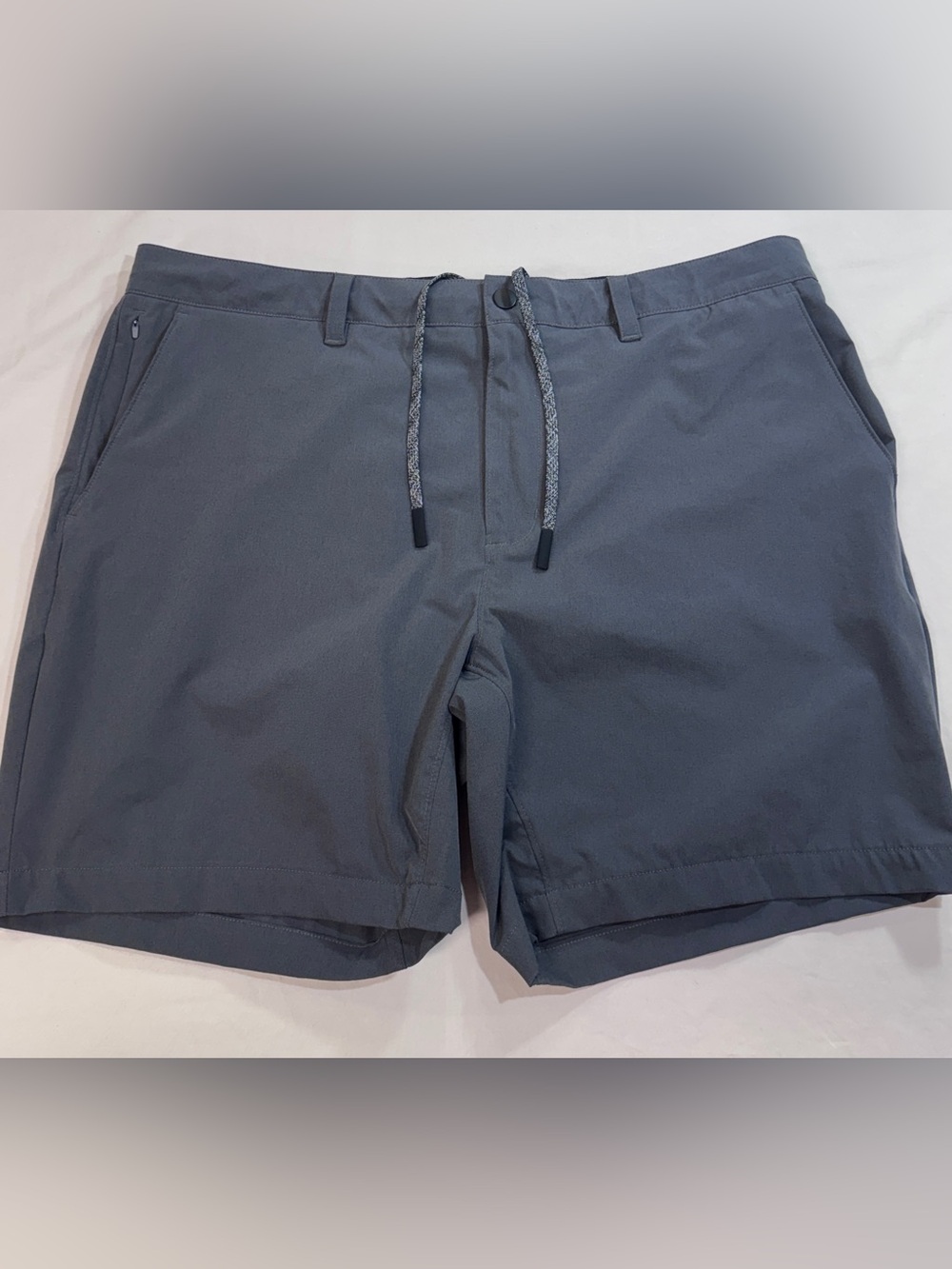 Proof Equator Hybrid Short Men's 38 Drawstring Stretch Travel Gray Huckberry